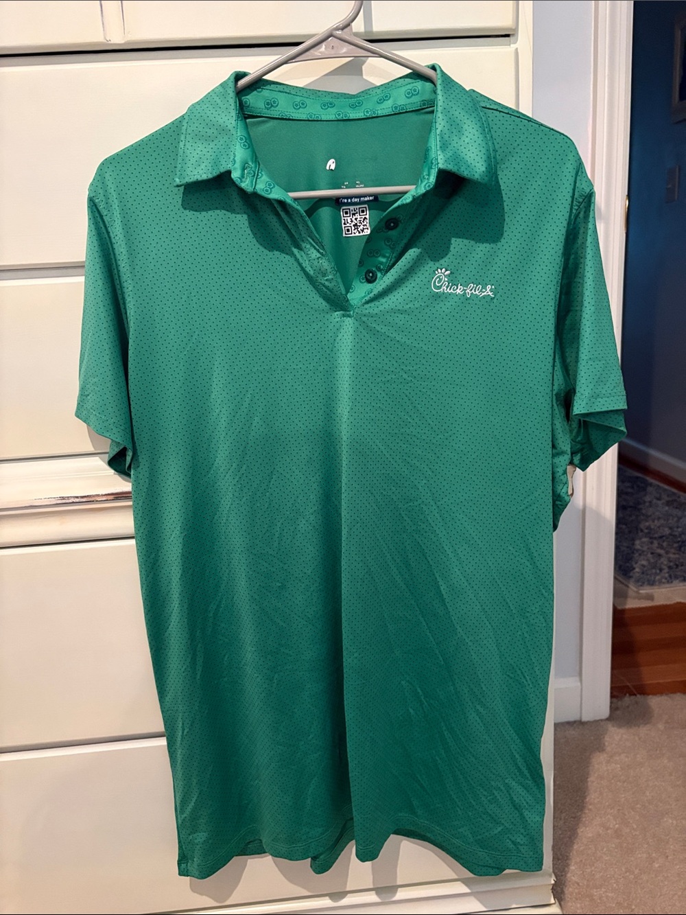 Women’s Green Chick-fil-A shirt Polo Shirt